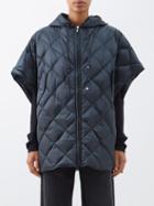 Max Mara - Treman Cape Coat - Womens - Dark Navy