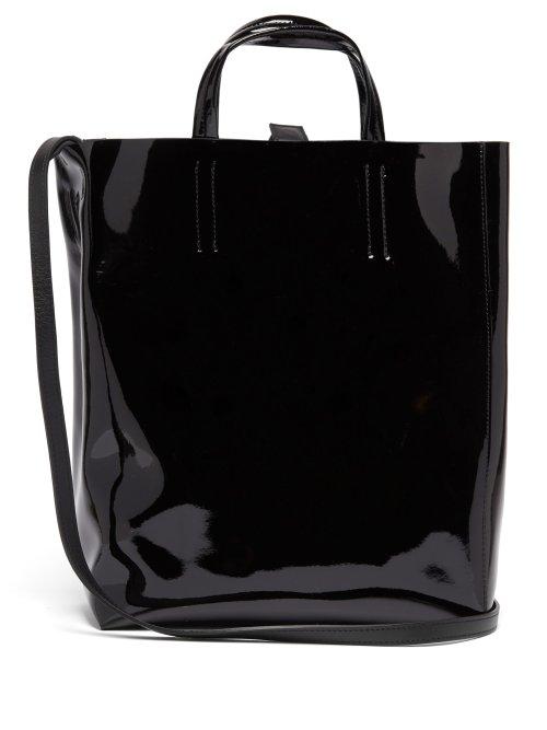 Matchesfashion.com Acne Studios - Baker Patent Tote Bag - Mens - Black
