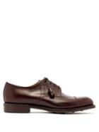 Matchesfashion.com Cheaney - Thomas Leather Derby Shoes - Mens - Burgundy