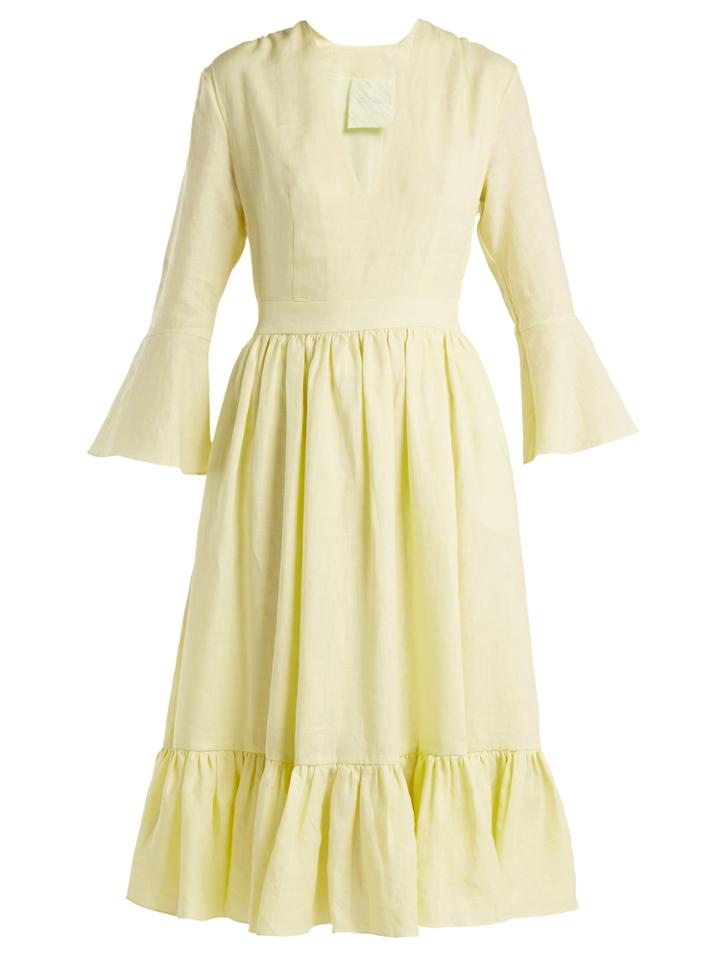 Loup Charmant Sea Island Linen Midi Dress
