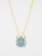 Begm Khan - Bitter Sweet Love 24kt Gold-plated Necklace - Womens - Turquoise