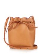 Mansur Gavriel Pink-lined Mini Mini Leather Bucket Bag