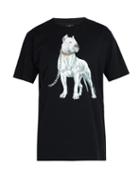 Matchesfashion.com Marcelo Burlon - Dogo Print Cotton T Shirt - Mens - Black