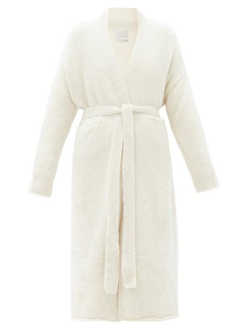 Matchesfashion.com Lauren Manoogian - Alpaca-blend Longline Cardigan - Womens - White