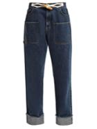 Jw Anderson Toggle-detail Straight-leg Jeans