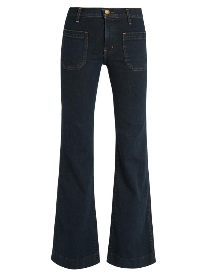 The Great The Mariner Mid-rise Flared Jeans