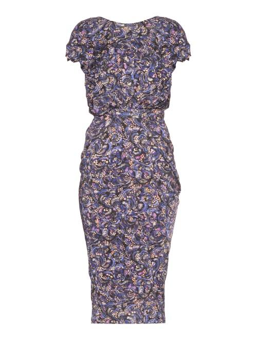 Saloni Apsara Flora-print Jersey Dress