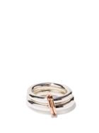 Spinelli Kilcollin - Virgo Sterling-silver & 18kt Rose-gold Ring - Mens - Silver