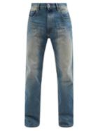 Y/project - Cowboy Chap Panelled Jeans - Mens - Blue