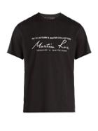 Matchesfashion.com Martine Rose - Logo Printed T Shirt - Mens - Black
