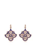 Matchesfashion.com Selim Mouzannar - Fish For Love Diamond & 18kt Rose Gold Earrings - Womens - Blue