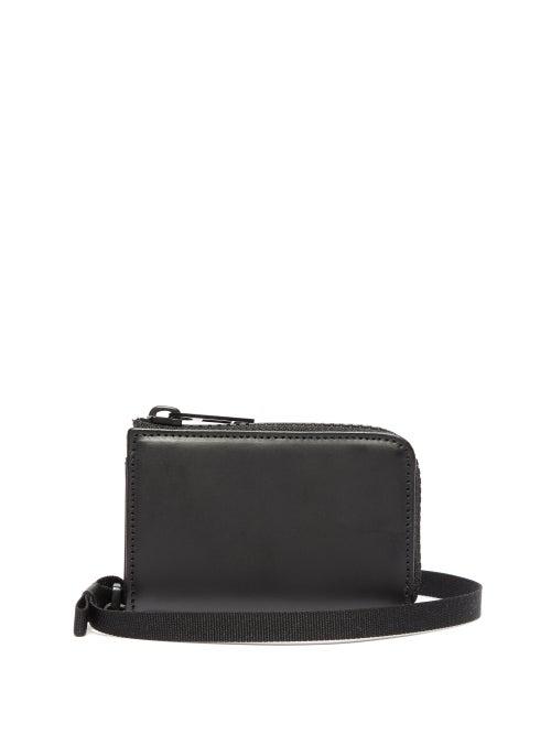Matchesfashion.com Maison Margiela - Zip Around Leather Belt Wallet - Mens - Black