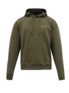 Mens Rtw Jacquemus - Logo-embroidered Organic-cotton Hooded Sweatshirt - Mens - Green