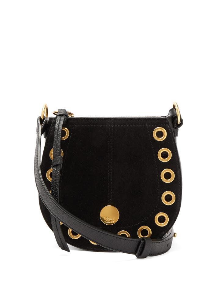 See By Chloé Kriss Mini Suede & Leather Cross-body Bag