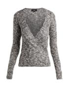 Matchesfashion.com Pepper & Mayne - Grace Ballet Wrap Top - Womens - Grey