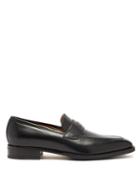 Gucci - Zola Gg-logo Leather Loafers - Mens - Black