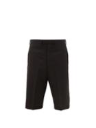 Matchesfashion.com Rick Owens - Astaires Dropped-seat Crpe Shorts - Mens - Black