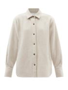 Frame - Oversized Recycled Wool-blend Shirt Jacket - Womens - Ivory