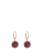 Matchesfashion.com Rosa De La Cruz - Garnet, Pink Sapphire & 18kt Rose Gold Earrings - Womens - Pink Multi