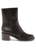 Ladies Shoes Gianvito Rossi - Leather Ankle Boots - Womens - Black