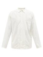 Umit Benan B+ - Richard Virgin-wool Poplin Shirt - Mens - Cream