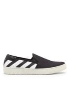 Off-white Spray-effect Slip-on Trainers