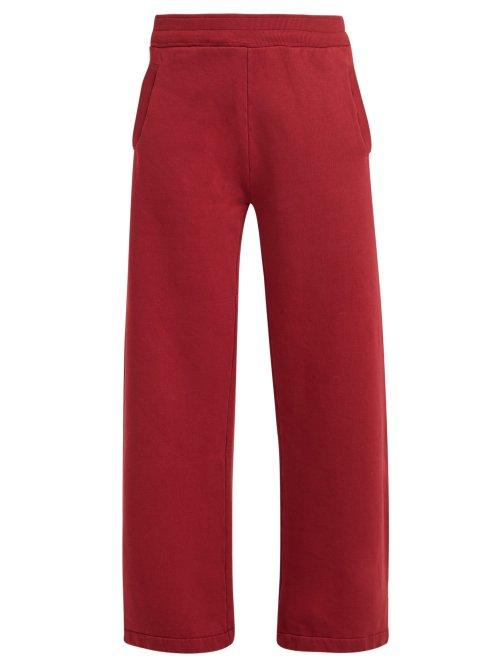 Matchesfashion.com Katharine Hamnett London - Organic Cotton Track Pants - Womens - Red