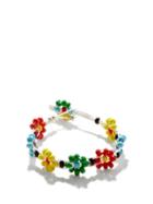 Mens Jewellery Bottega Veneta - Flower Beaded Enamel & Sterling-silver Bracelet - Mens - Multi