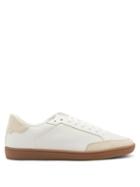 Matchesfashion.com Saint Laurent - Sl 10 Perforated-leather Trainers - Mens - White Multi