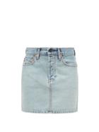 Matchesfashion.com Wardrobe. Nyc - X Levi's High Rise Denim Mini Skirt - Womens - Indigo
