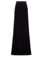 Vetements X Juicy Couture Cotton-blend Velour Maxi Skirt