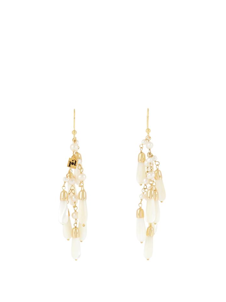 Rosantica By Michela Panero Pascoli Pearl And Mother-of-pearl Earrings