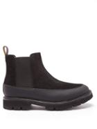 Matchesfashion.com Grenson - Abner Leather-trimmed Chelsea Boots - Mens - Black
