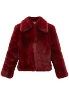 Matchesfashion.com Sies Marjan - Felice Faux Fur Jacket - Womens - Burgundy