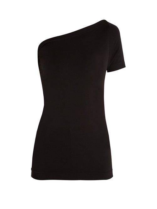 Matchesfashion.com Helmut Lang - Seamless Asymmetric Top - Womens - Black