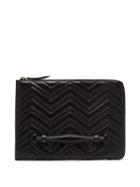 Matchesfashion.com Gucci - Gg Marmont Leather Pouch - Mens - Black