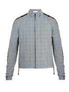 Faith Connexion X Kappa Checked Wool-blend Jacket