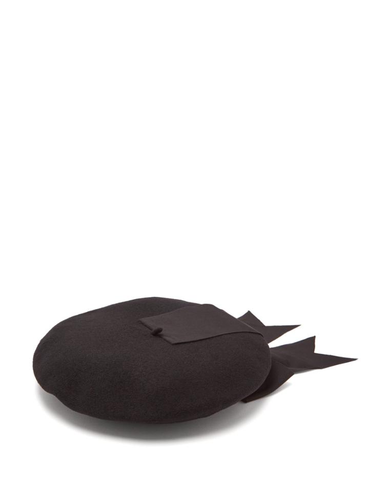 Benoît Missolin Grosgrain-trimmed Wool-blend Beret