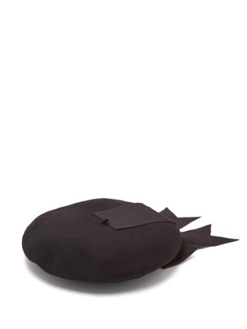 Benoît Missolin Grosgrain-trimmed Wool-blend Beret