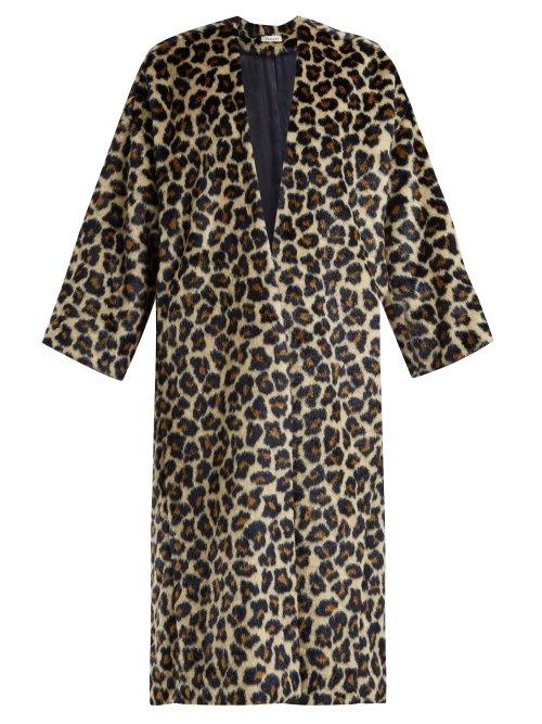 Matchesfashion.com Masscob - Timothee Leopard Print Faux Fur Coat - Womens - Leopard