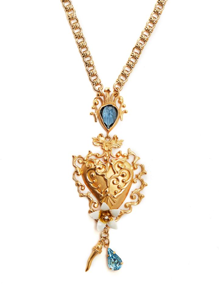 Dolce & Gabbana Heart-embellished Necklace