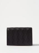 Bottega Veneta - Intrecciato Leather Bi-fold Cardholder - Mens - Black
