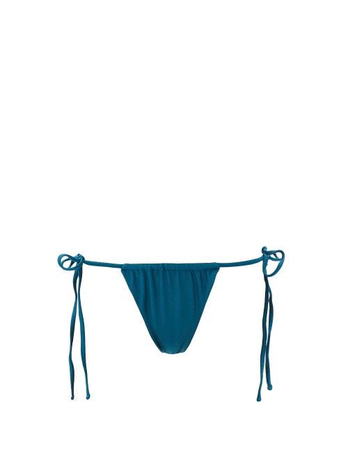Matchesfashion.com Jade Swim - Lana Side-tie Bikini Briefs - Womens - Dark Green