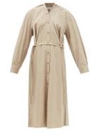 Lemaire - Cotton-poplin Shirt Dress - Womens - Khaki