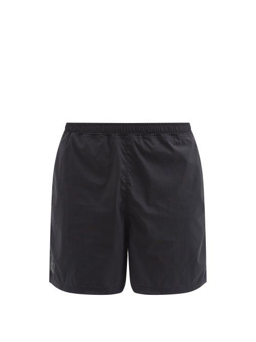 Mens Activewear 66 North - Karnes Reflective-logo Shorts - Mens - Black