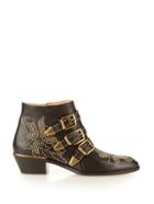 Chloé Susannah Stud-embellished Leather Boots