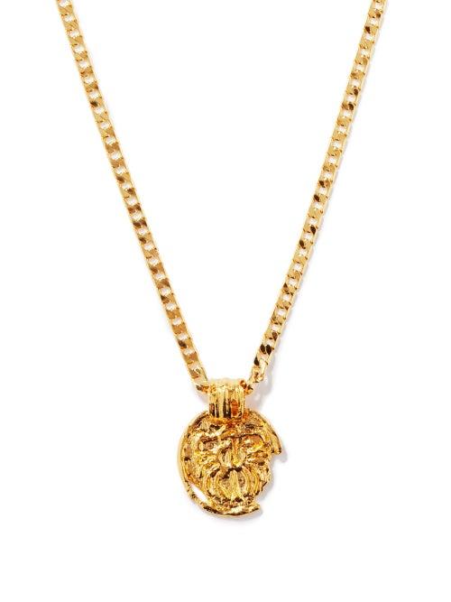 Matchesfashion.com Elise Tsikis - Sheo 24kt Gold-plated Necklace - Womens - Gold
