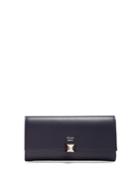 Fendi Kan I Continental Leather Wallet