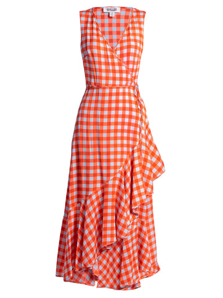 Diane Von Furstenberg Cossier-print Asymmetric Stretch-silk Dress