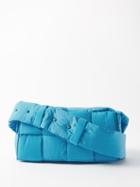 Bottega Veneta - Tech Cassette Intrecciato-nylon Cross-body Bag - Mens - Blue